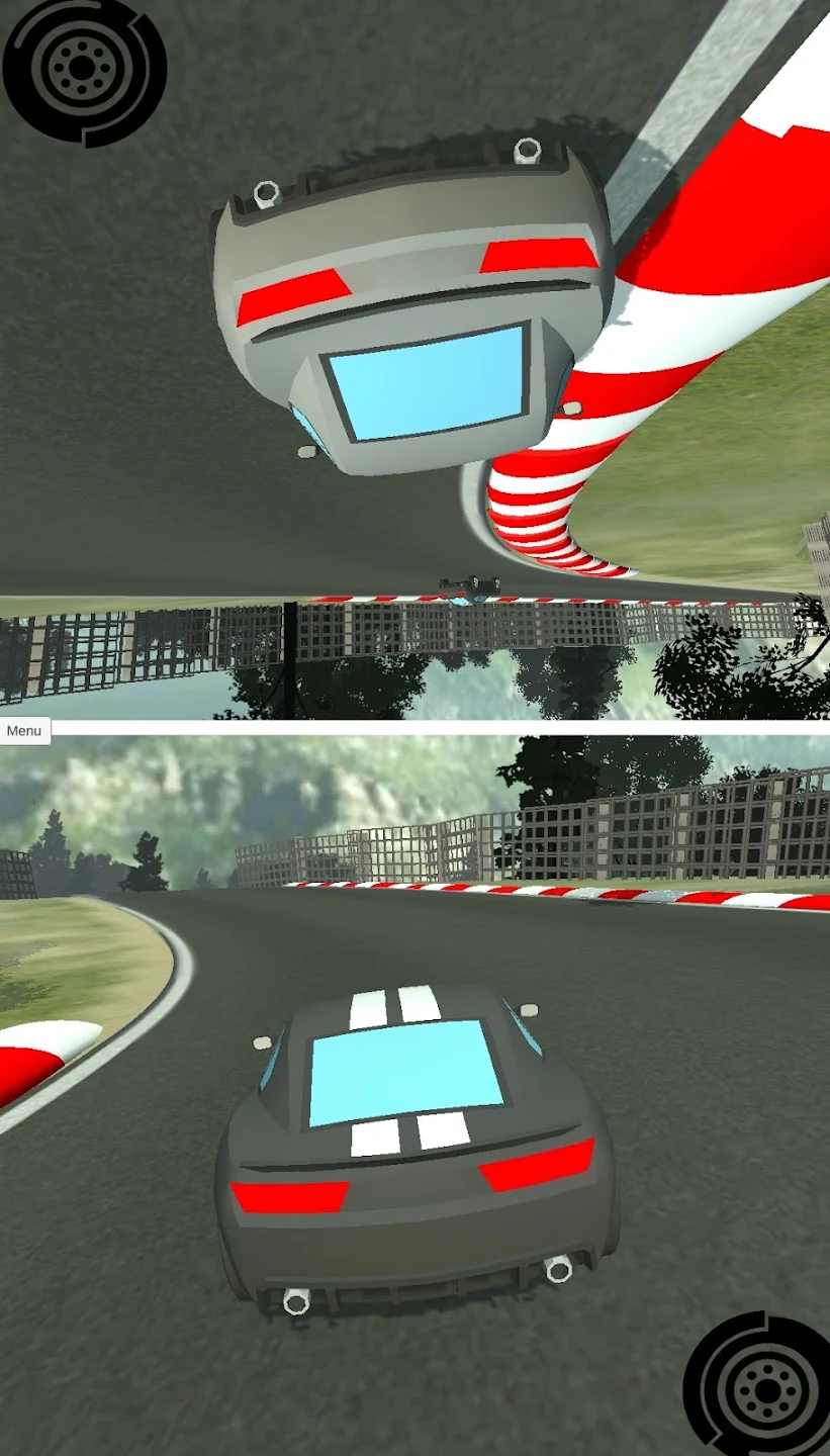 双人赛车3D小游戏