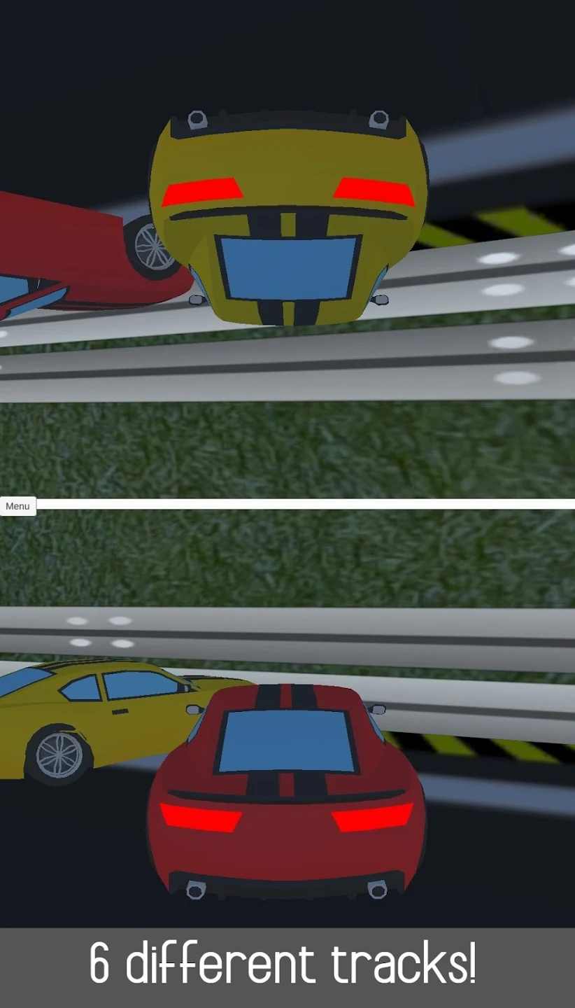 双人赛车3D小游戏